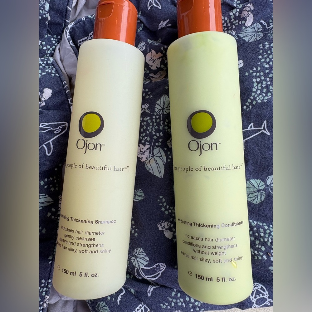 Ojon hair vintage hydrating thickening shampoo and conditioner 5 fl oz  NEW